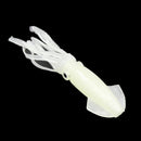 transparent luminous soft squid lure baits 10.5cm/8g bass trolling fishing lureL