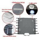 1 Set Caravan Towing Cover with LED Lights Waterproof RV Towing Defender