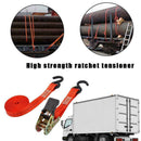 500cm Heavy Duty Ratchet Straps Tie Down Cargo Luggage UK Van P2N6