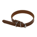Leather collar Adjustable For Pet Dog Brown M
