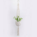 2pcs Pot Holder Macrame Plant  Hanging Planter Basket Jute Braided Rope Craf@