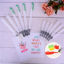 6Pcs Refillable Water Color Soft Painting Brush Marker Watercolour Drawing PenLJ