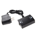Coax Coaxial RCA to Optical TOSlink SPDIF Digital Audio Converter Adapter
