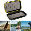 Waterproof Fishing Lure Bait Box Portable Trout Flies Storage Case Containe O5Z3