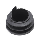 8 pieces Table leg 25mm diameter plastic tube insert Black foot pad D4A5
