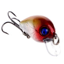 5Pcs 1.5g 3cm Wobbler Crankbait Mini Fly Fishing Cranks Lure Baits 10