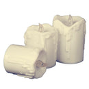 3PCS Battery Operated LED Candles for Church Home Wedding Party Decoration