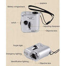 LED Money Detector Light Mini Jewelry Microscope With UV Light Pocket