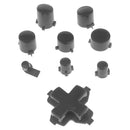 Bumpers LB RB LT RT Full Button Set Mod Kits For Xbox One S Controller Black