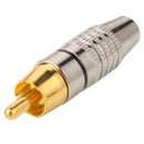 10pcs RCA Soldering Connector Audio Video Plug DIY RCA Speaker Adapter Plug
