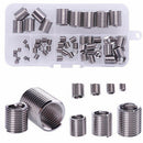 60pcs Stainless Steel M3-M12 304 Thread Repair Insert Assortment Kit gfr JSH