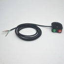 E-Bike Led Light 36V 48V 12W Waterproof Flashlight with Horn and Switch G1O2