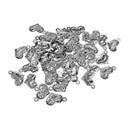 50pcs Pendant Trays Cabochon Base Setting DIY Jewelry Findings Love Heart