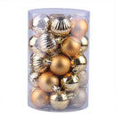 34PC 40mm Christmas Xmas Tree Ball Bauble Hanging Home Party Ornament Decor I5C5
