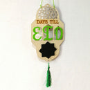 Wood Eid Mubarak Hanging Ornament Muslim Ramadan Festival Pendant Decoration