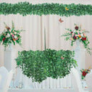 12Pcs Artificial Ivy Leaf Garland Plants Vine Hanging Wedding Home Decor Garden