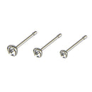 Crystal Thin Unisex Surgical Steel Nose Ring Hoop Body Cartilage Piercing  FT