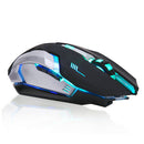 Wireless Optical USB Mice Gaming Mouse 7Color LED Backlit Rechargeable PC Laptop