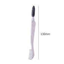 Double Head Eyebrow Fashion Brush Comb Wheat Straw Handle Eye Brows Makeup Tools