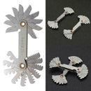 58x Blades Metric Whitworth 55/60 Degree Thread Measuring Y1U8 Pitch Screw E1B0
