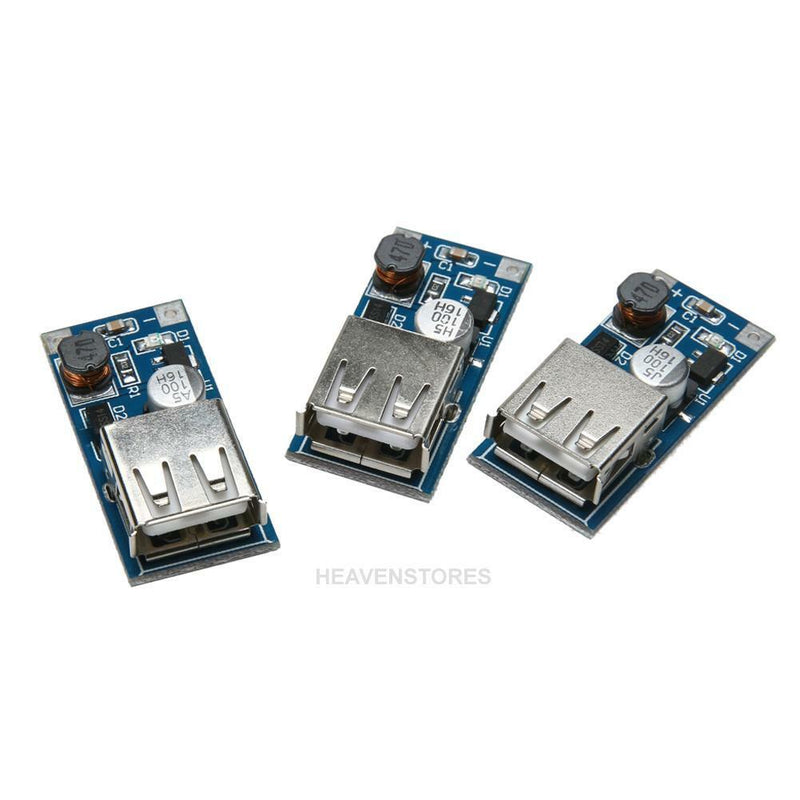 3pc DC Step-up Boost Module USB Power Boost Circuit Board 0.9V 5V to 5V 60 hv2n