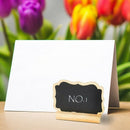 12 Mini Chalkboard Signs Stand-Chalkboard Place Cards Message Board Wedding
