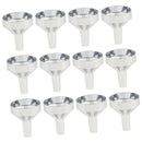 12pcs Mini Small Aluminum Funnels Perfume Liquid Oil Filling Empty Bottle