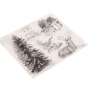 Merry Christmas Tree Reindeer Stamp clear Silicone craft for DIY ScrapbookinA3C