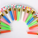 20 PCS PARTY BLOWERS BLOWOUTS BIRTHDAY LOOT BAG FILLER NOISE FOIL Rainbow Decors