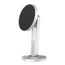 Magnetic Car Phone Holder Dashboard 360 Rotation Bracket w/Hollowed Cable Clip