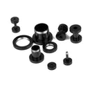 16PCS Stainless Steel Flesh Tunnels Ear Connects to Expander Stretcher Drilling