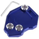 Side Stand Plate Kickstand Extension Pad For BMW F800GS 2008-2014 Blue