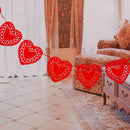 Heart Nonwovens Fabric Flag Party Garland Decor Banner Bunting Wedding BX