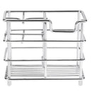 Stainless Steel Toothbrush Holder Toothpaste Razor Stand Bathroom Organizer