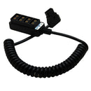 Hub D-Tap Male To 4-Port Female Cable Splitter Spring Line For Anton Battery