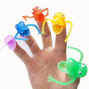 10Pcs/Set Finger Puppets Plastic Dinosaur Finger Toys Mini Gashapon Kids Toys LJ