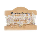 2Pcs Mixed Bead Garland Chain String DIY Wedding Party Flower Decor 5m/Roll