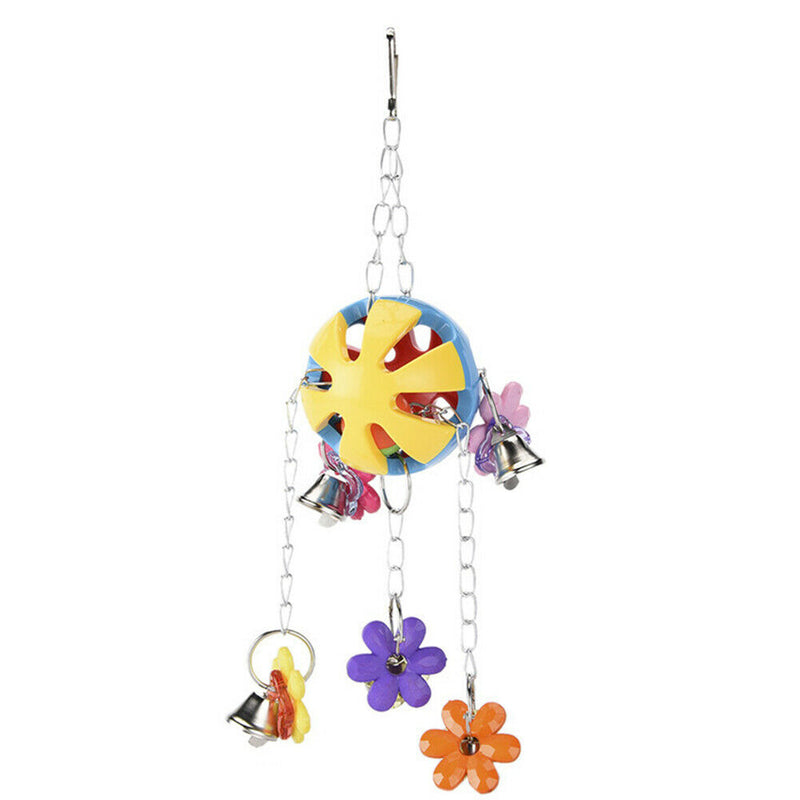 Pet Bird Parrot Swing Cage Hanging Hammock Parakeet Cockatiel Chew Toys