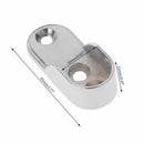 Wardrobe Clothes Tube Support Closet Rod Pole End Bracket Thickening Holder 2pcs