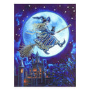 5D DIY Special Shaped Diamond Painting Witch Cross Stitch Mosaic Craft Kits