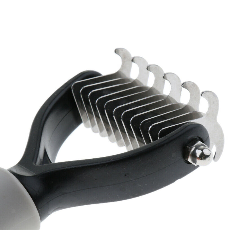 Dog Grooming Brush Undercoat Rake for Cat Dog Deshedding Tool Knot Remove for