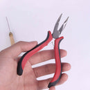 200 Silicone Micro Rings Beads Feather Hair Extension Complete Tool Kit Hook Gw