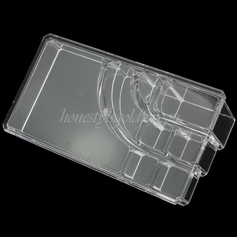Acrylic Clear Make Up Organiser Cosmetic Stand Display Storage Case 8 Tip