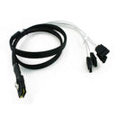 1M Mini SAS SFF-8087 36 PIN to 4 SATA 7 P HD Splitter Breakout Cable