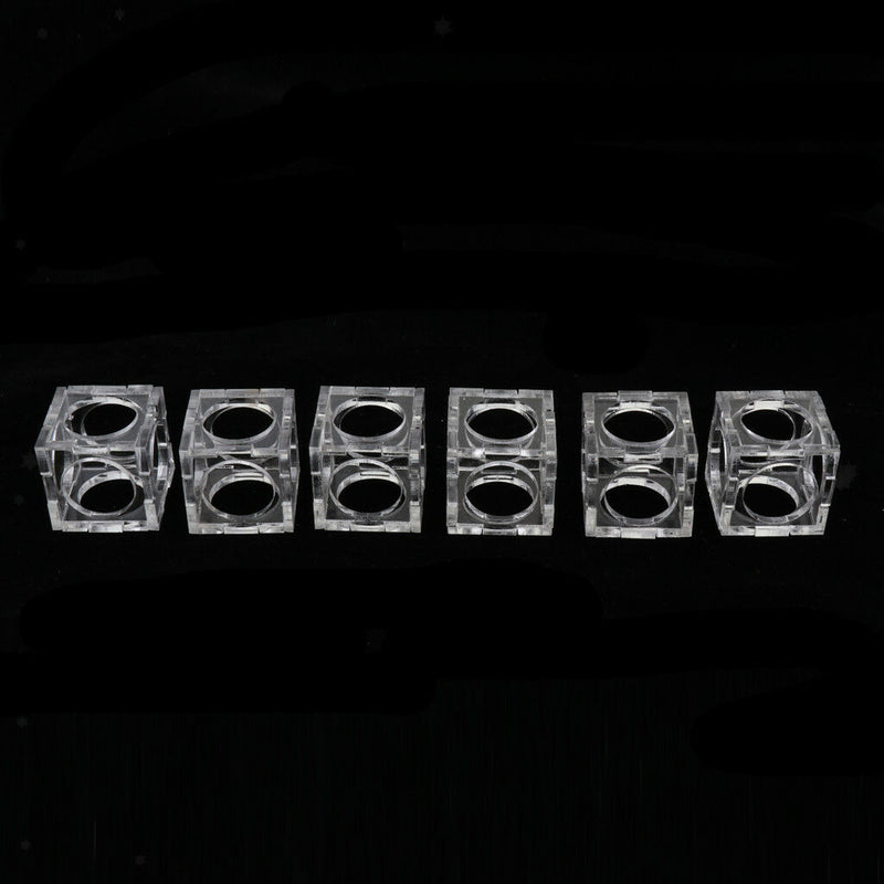 6 pcs Aquarium Shrimp Shelter Hiding Breeding Cave Cichlid fish House