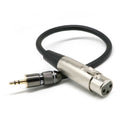 2pcs 1/8" Stereo TRS to XLR Female Adapter Cable 3.5mm DJ Audio