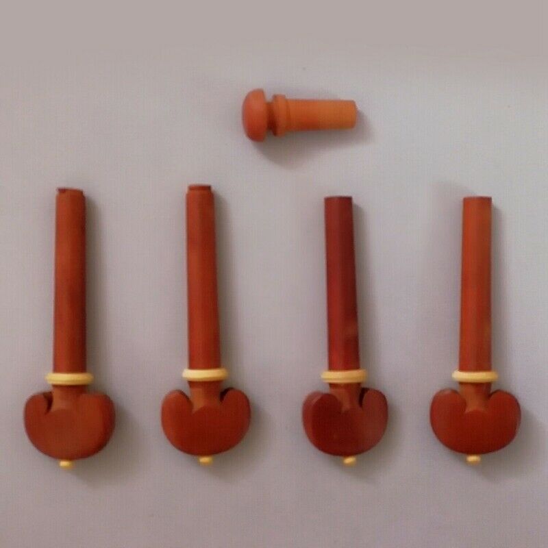 1 Sets Of Fine Rosewood 4/4 Violin Parts,Violin Accessories H8N7