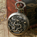 Large bronze embossed hollow classic Chinese dragon Xiangyun cloud pocket w D1B4