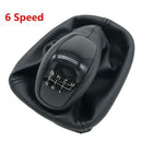 6 Speed Gear Shift Knob Leather Cover Case for Mercedes-Benz C Class W203 S