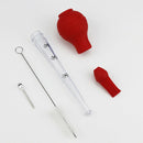4 In 1 Turkey Baster Marinade Injector Food Flavor Pump Basting Brush